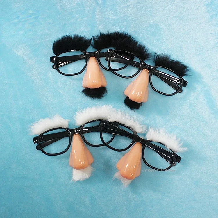 Disfraz de Halloween, gafas con bigote, gafas divertidas con