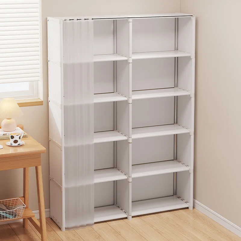 

Bookshelf Storage Locker Economical Floor Shelves Student Dormitory Diy Rack Combination Bedroom Room Storage Bookcase Simple