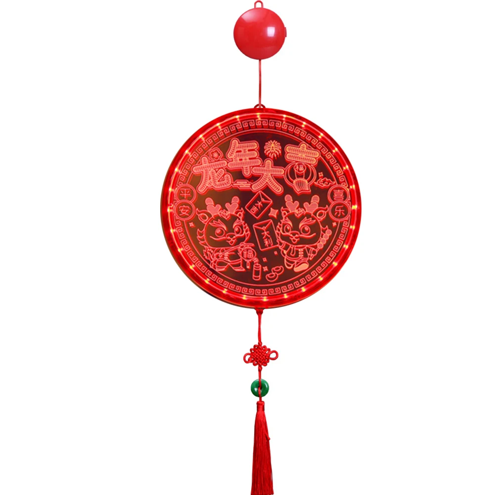 

Festive Decorative Articles Acrylic Hanging Lamp for Year of For the Dragon Create Stunning Spring Festival Ambiance