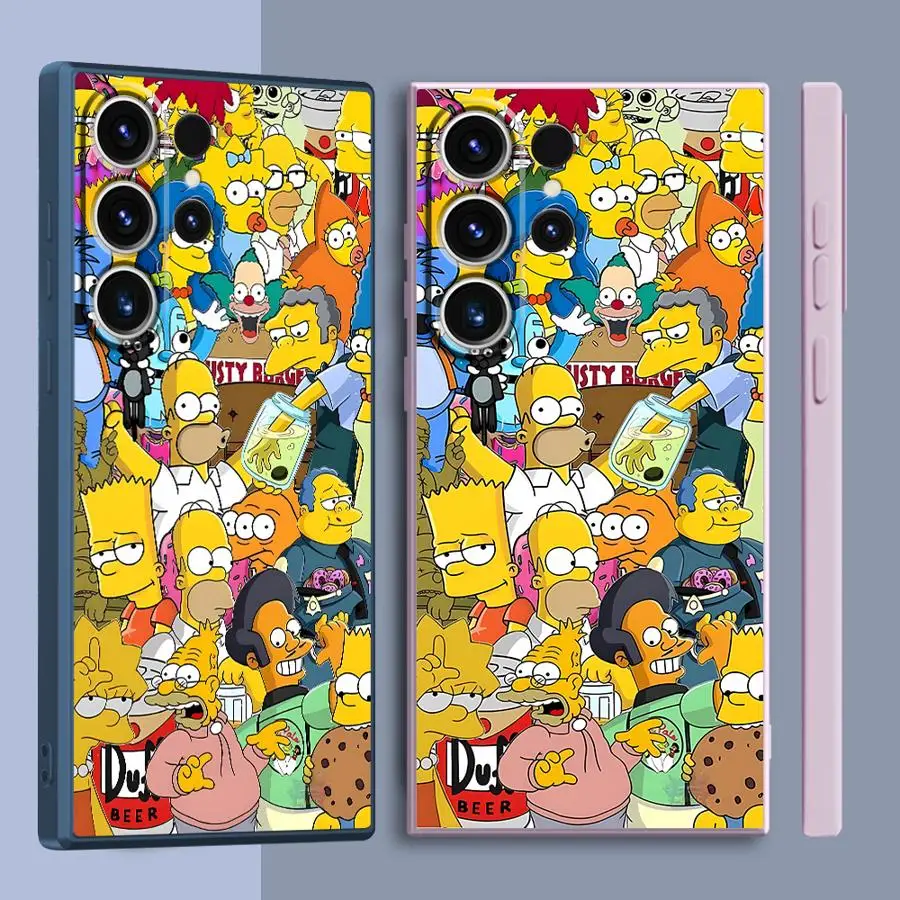 Simpsons Cartoon Phone Cover Case