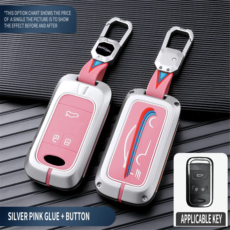 Cover per chiave/telecomando per Chery Tiggo 8 7 5X 2019 2020 Smart Keyless Remote Fob proteggi custodia portachiavi accessori per supporto auto-Styling - S29111f8624c1428b9dc7ad8f53f1fb39W