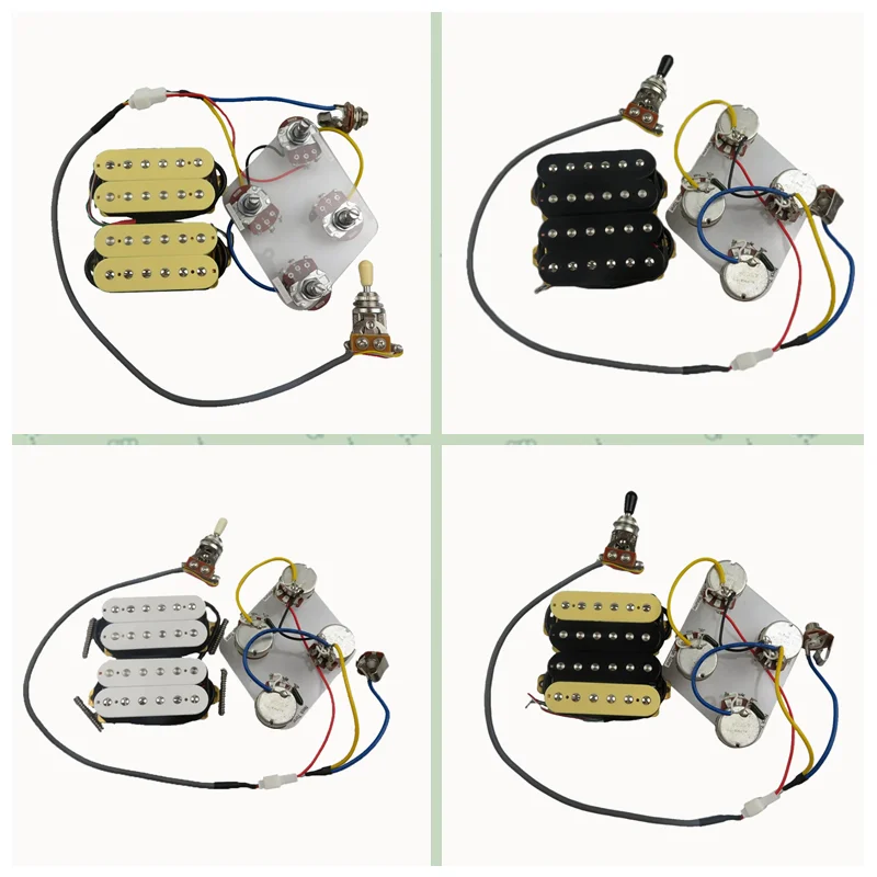 

Upgrade Guitar Pickups 4C Wiring Harness Push-pull Single Cut Coil Split Pickup Musical Instruments Accessories