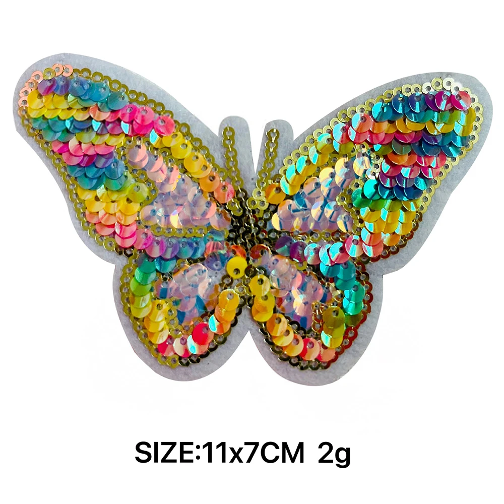 Big Rainbow Black Butterfly Patches Iron on Patch Embroidery Applique  Patches Butterfly Patch Butterfly Applique Nr 5 