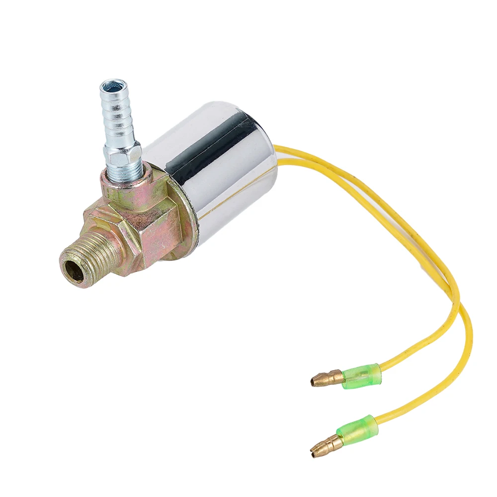 금속 자동차 기차 트럭 에어혼 전기 솔레노이드 밸브, 헤비 크롬, 1/4 인치, 12V, 24V, 10A, 신제품