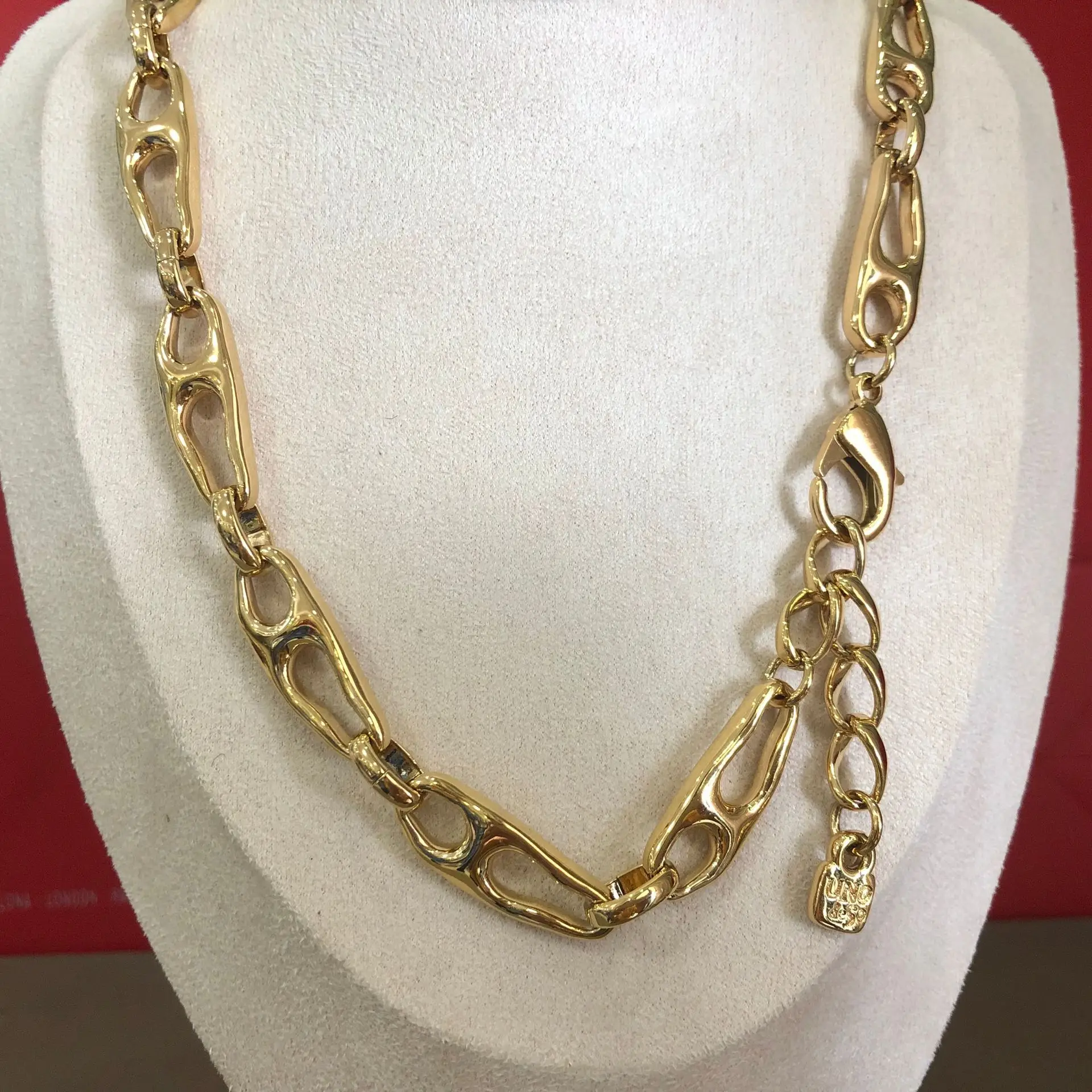 2022 hot selling UNODE fashion high-quality handmade gold and silver bracelet necklace factory wholesale gift ladies free shippi