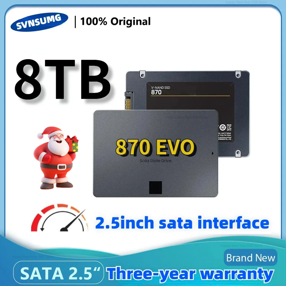 

New Original 870 EVO SSD 2TB /4TB/ 8TB Internal SSD HDD Hard Drive SATA3 2.5 Inch Laptop Desktop Computer MLC Disco Duro for PS5