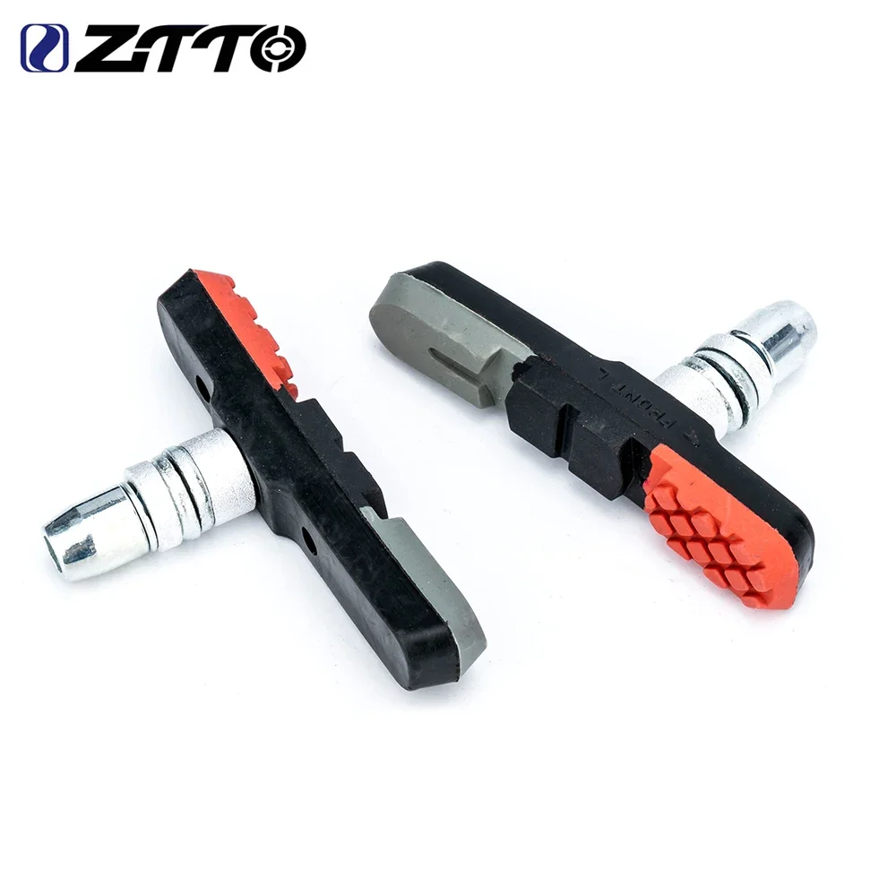 1 Pair Road Bike Brake Pads Shoes V-Brake Pads MTB Mountain Bicycle Brake Shoes Block Durable Rubber Anti-resistance