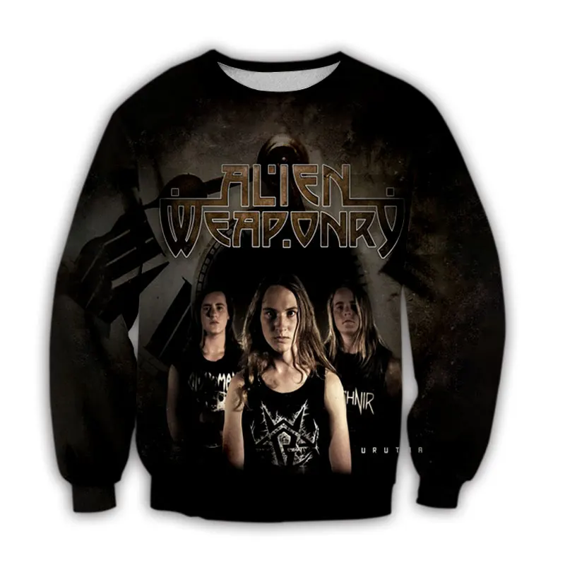 

New Fashion Women/Men's 3D Print ALIEN WEAPONRY Band Crewneck Sweatshirts Harajuku Styles Tops Long Sleeve Sweatshirts