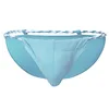 Men Sexy Rope Belt Briefs Natural Cotton Underwear Low Waist Penis Pouch Thongs High Slit Male Panties Jockstrap Man Lingerie 3