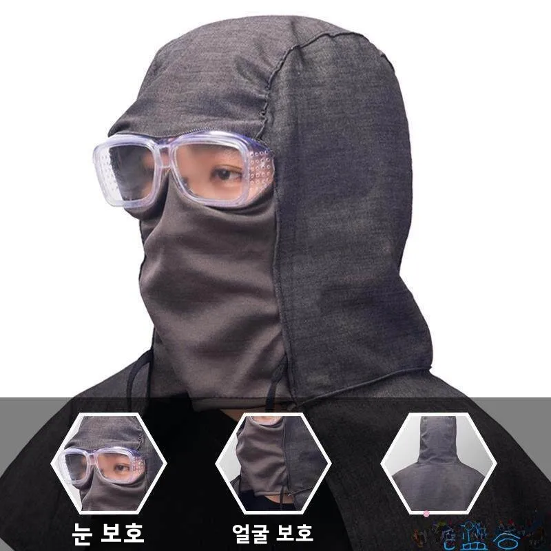 방진 작업 모자 여성용 그라인딩 방진 헤드셋 실내 보호 모자 방풍 경량 벤딩 챙 모자