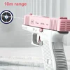 Summer Mini Manual Water Gun Toy Glock Pistol Unharmful Non Electric Water Spray Toy Outdoor Swimming Pool Beach for Kids Adult 5