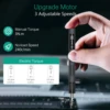 50 in 1 Precision Electric Screwdriver Set with 3-Speed Torque Adjustable Magnetic Phillips Torx Bits for iPhone Laptop Watch PC 4