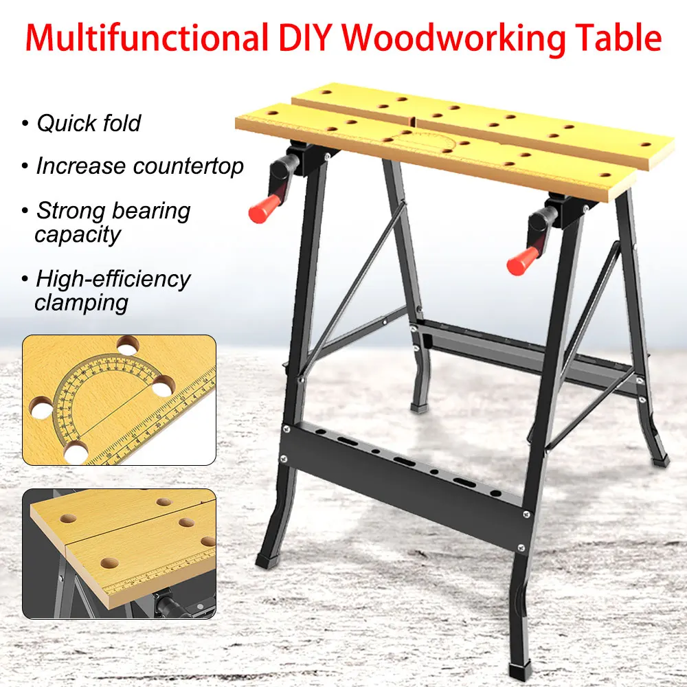 

Multifunctional Woodworking Workbench Folding Inverted Carpentry Operation Flip Tool Folding Portable Table Saw Decoration Tools