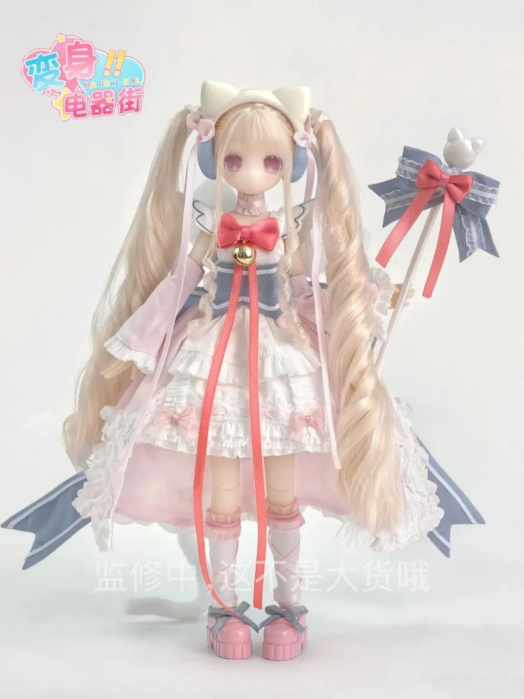 In Stock Oioi Studio Magic Girl Electrical Street Series 1/6 Bjd Blind Box Rubber Hair Transplant Bjd Desktop Collectible Toys