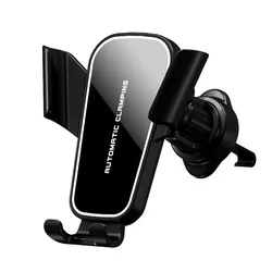 Universal Car Phone Holder with Air Vent Clip (Black 1PCS)