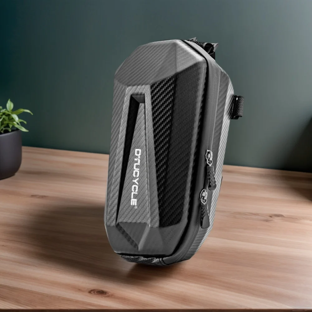 2/4L Bicycle Front Bag Electric Scooter Front Bag Waterproof Handlebar Bag Double Zipper Bicycle Storage Bag for Outdoor Cycling