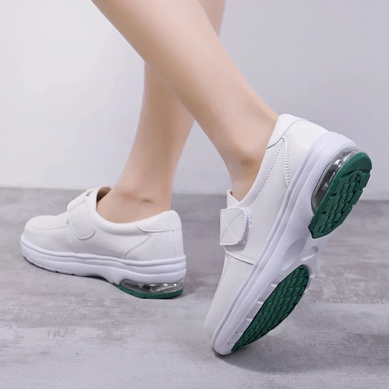 Summer Hollow Out Sport Hook Loop Casual Shoes women shoes Women Profession Cushioning Casual Sneakers Ladies Non-slip Flat Work Nurse