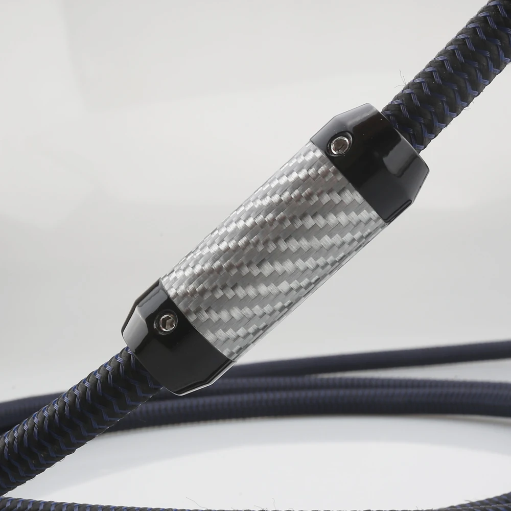 

Hot Sale CR11W High Quality 4x11MM Audio Cable Ring Carbon Fiber Core Ring For Audio Video Coaxial Power Cable DIY