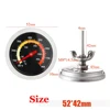 52mm 10℃-400℃ Kitchen Cooking Thermometer Meat Food Temperature Test Meter for Oven BBQ Grill with Probe Heat Barbecue 3