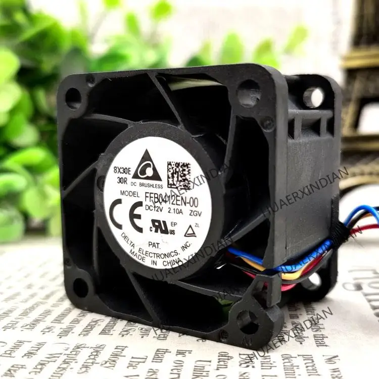 

New FFB0412EN-00 4028 12V 2.10A Cooling Fan Assembly Kit