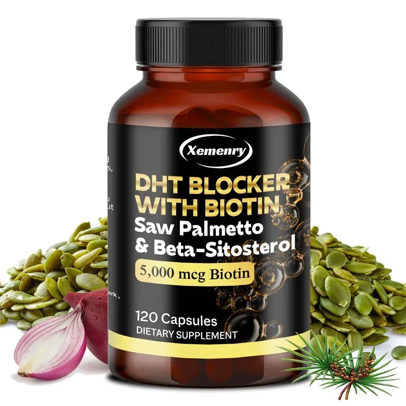 DHT Blocker for Men and Women Promotes Hair Growth Reduces Baldness and Hair Thinning Save Your Hairline