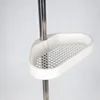 Bathroom Corner Shower Tension Pole Rust Proof Telescopic Rod 4 Tier Storage Rack Shower Organizer Stainless Steel Decor Shelf 2