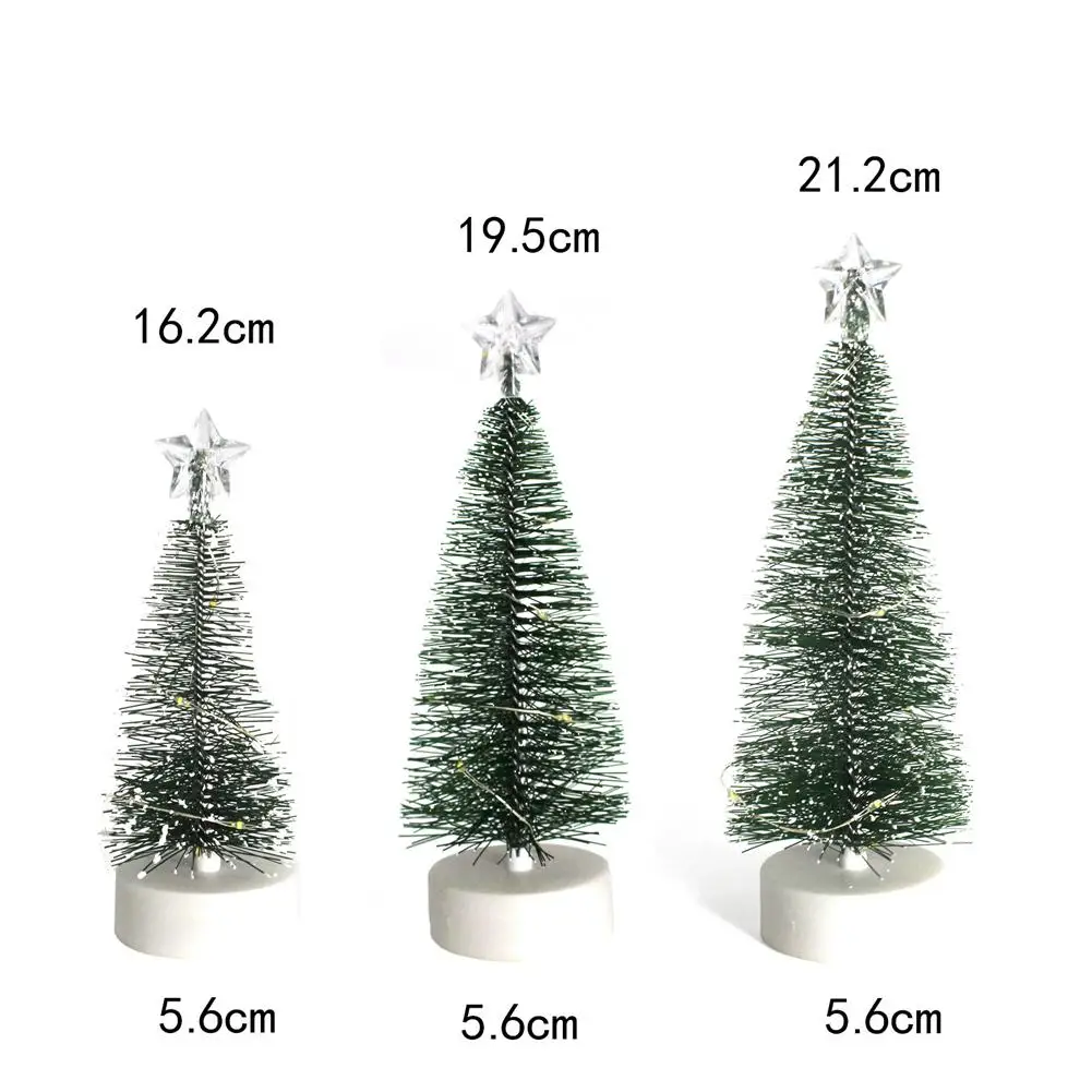 2022 tecido de incandescência árvore natal decoração noite luz ambiente  trabalho ornamentos romântico shopping hotel decorações natal - AliExpress