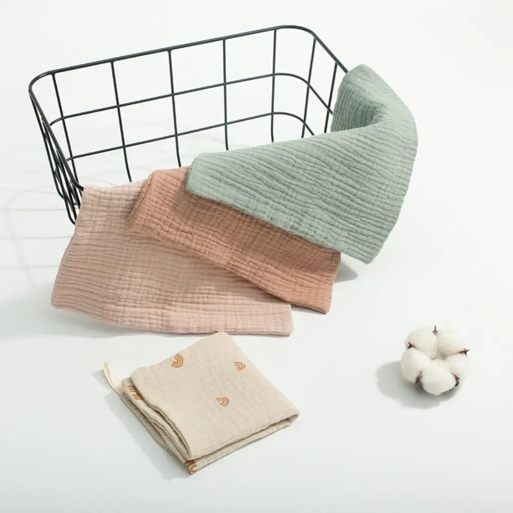 Cotton Baby Muslin Washcloths Soft Random Color