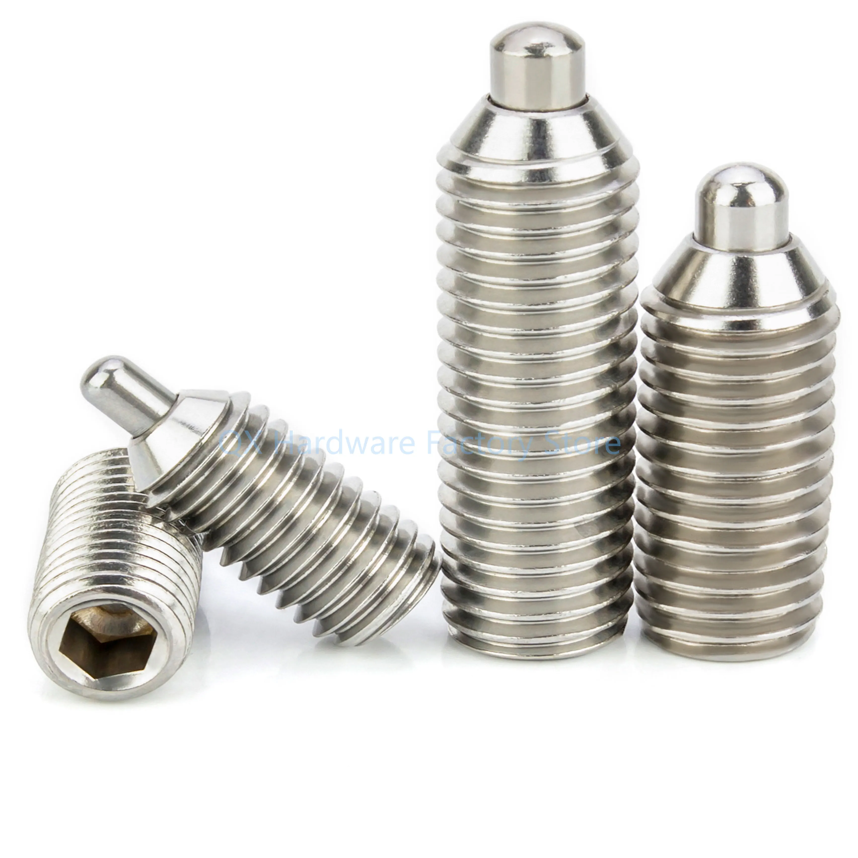 QX518StainlessSteelHexagonSocketBallPointSpringPlungerSet
