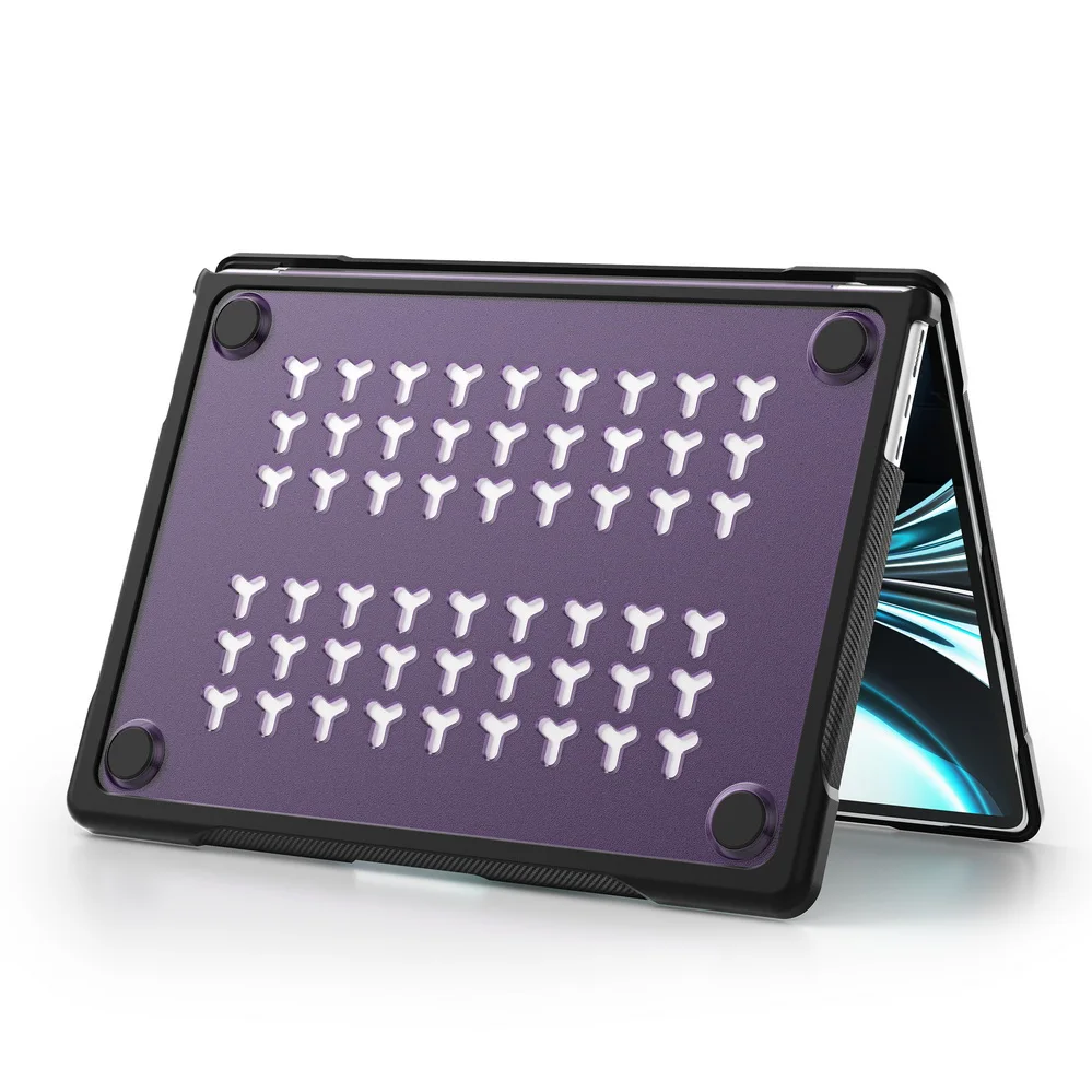 Sleek Protective Laptop Case with Foldable Kickstand – Full Coverage