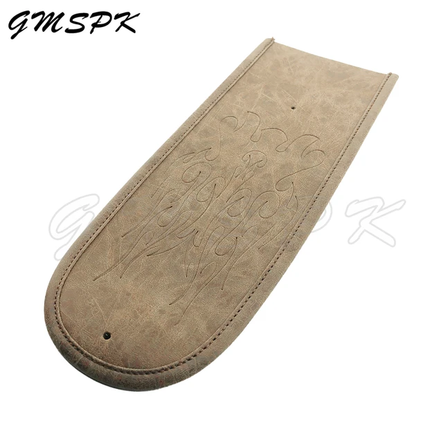 Motorcycle Brown/Black Leather Mudguard Cover