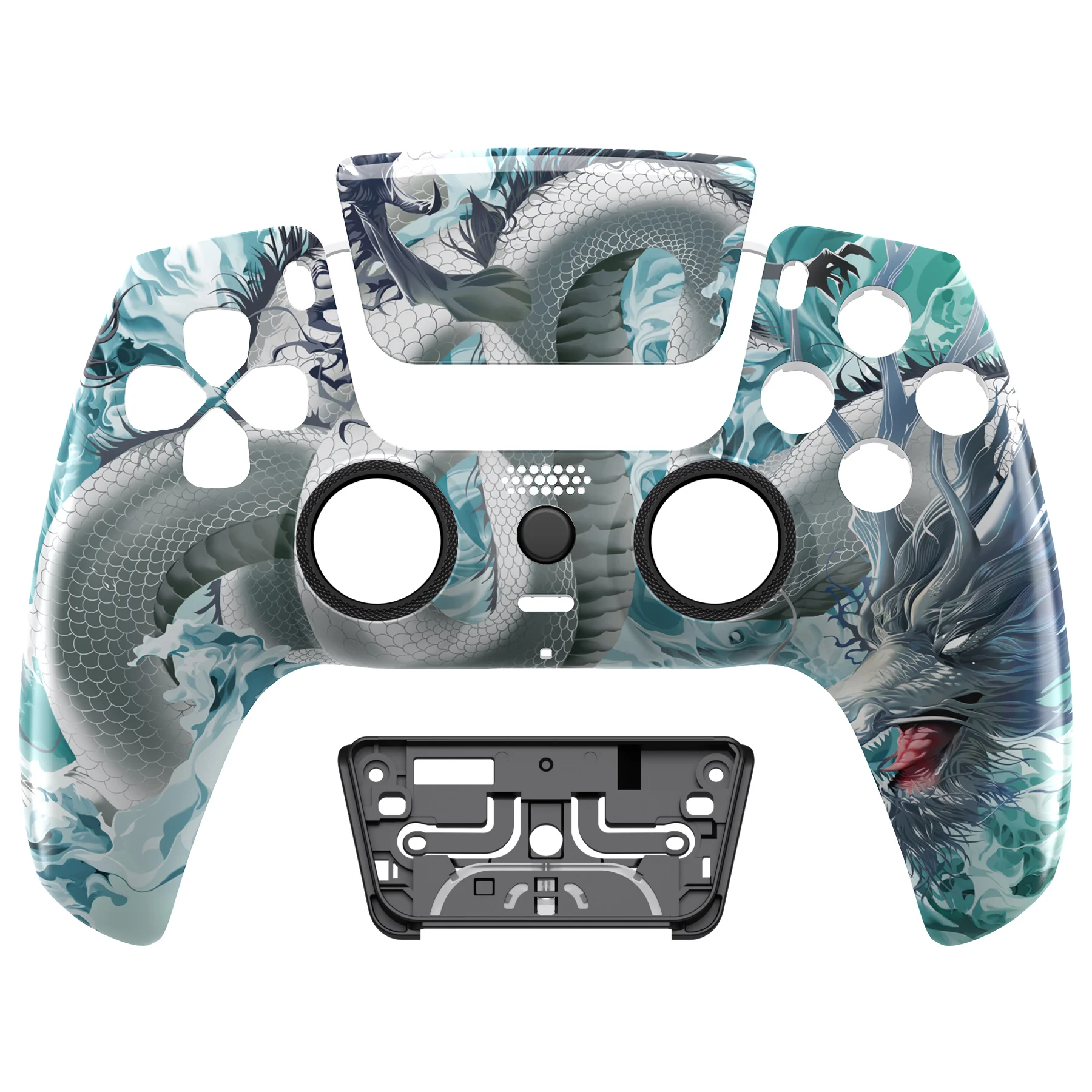 Extremerate-ps4コントローラーの交換用フロントシェル、luna再設計
