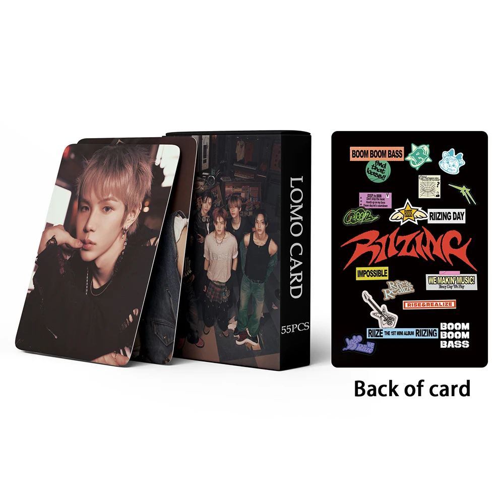 Kpop RIIZE Photocard New Album Get A Guitar Lomo Card Photo Photocard s Fans Gift 55Pcs/Set