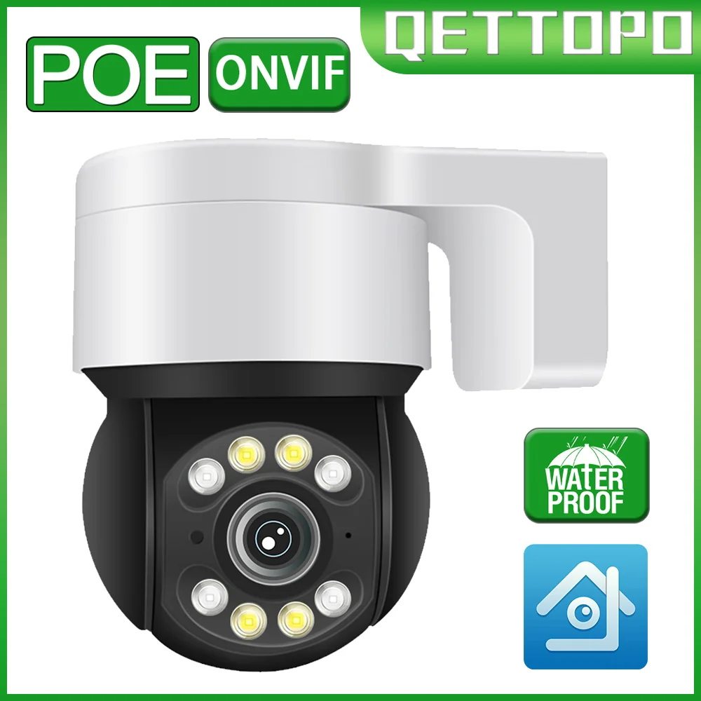 

Камера Наружного видеонаблюдения Qettopo, 5 Мп, POE, PTZ