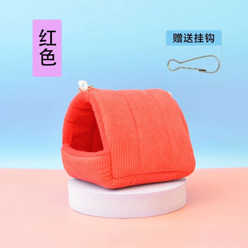 Bird Cage Accessories Parrot Cotton Nest Mini House Parrot Nest Budgie Warm Winter Hammock Cage Hut Tent Bed Hanging Cave