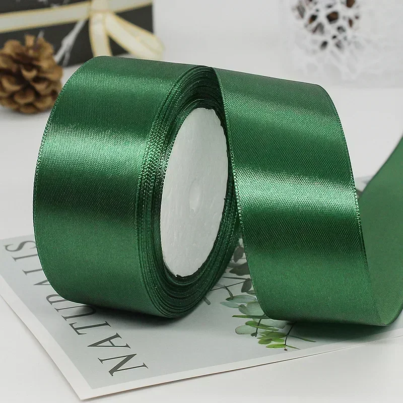Elegant Satin Ribbons for Decoration and Crafting - 25 Yards