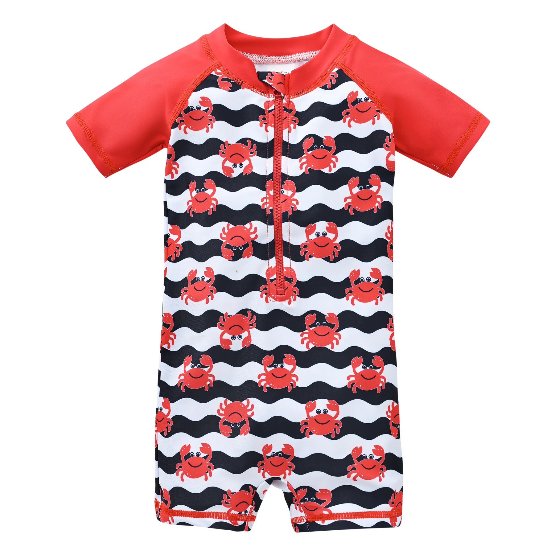 Kids Swimming Suits Children Swimsuit Boys Swimwear Set Cartoon Beachwear Surf Bathing Outfits - 2