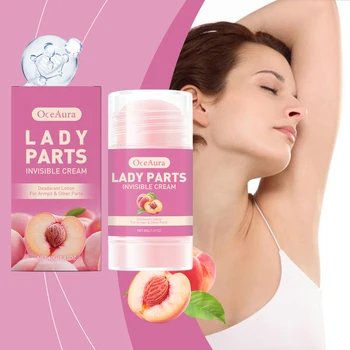 Body Odor Remover Antiperspirant Stick Peach Deodorant Underarm Removal For Women Man Honey Peach Stick Deodorant 40g Refreshing 1