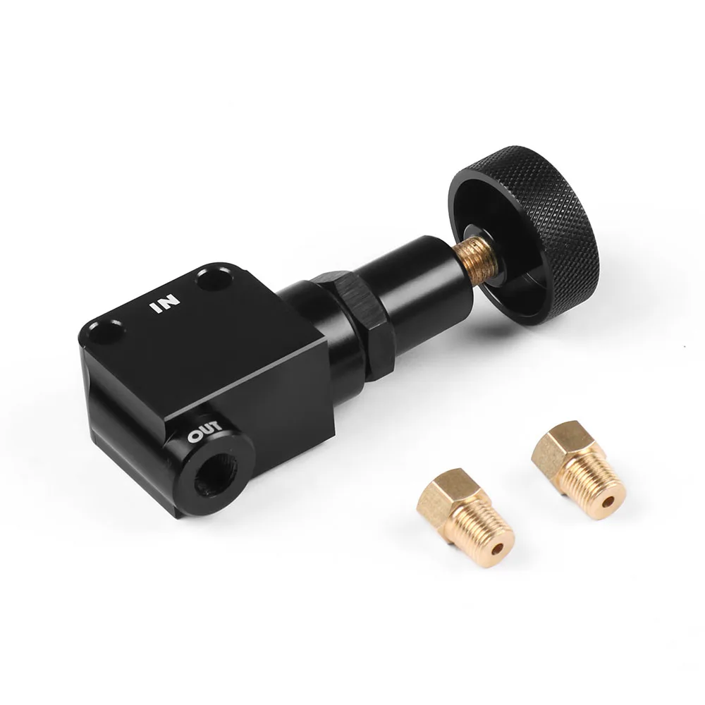 Brake Bias Proportioning Valve Pressure Regulator 1/8-27 NPT Screw Knob Type For Brake Adjustment brake proportion valve