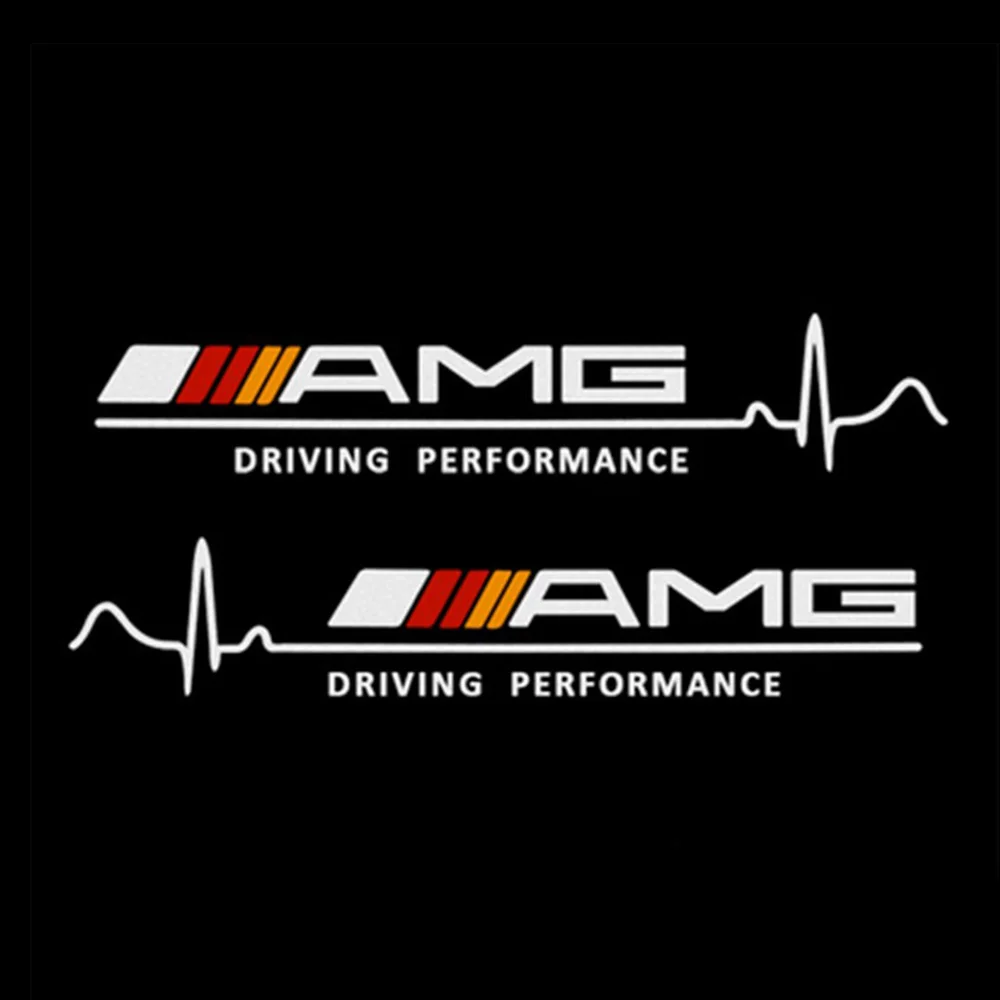 Car Rearview Mirror Stickers 2PCS Auto Body Decor Decal For Mercedes Benz A C E S Class AMG W211 W204 W210 W203 CLA Accessories