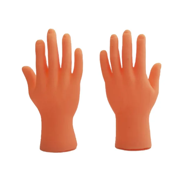 Cat fun toy Small gloves Cat finger Sleeve mini hand model silicone small gloves Cat massage tools Pet cat toy Halloween gift 6