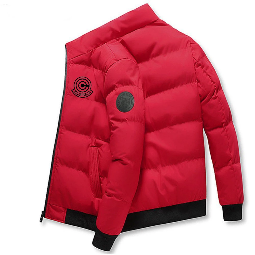 Winter Herren Baumwolljacke Lässig Warm Bedruckt Stehkragen Baumwollkleidung Trendy Fashion Casual_voghion.com