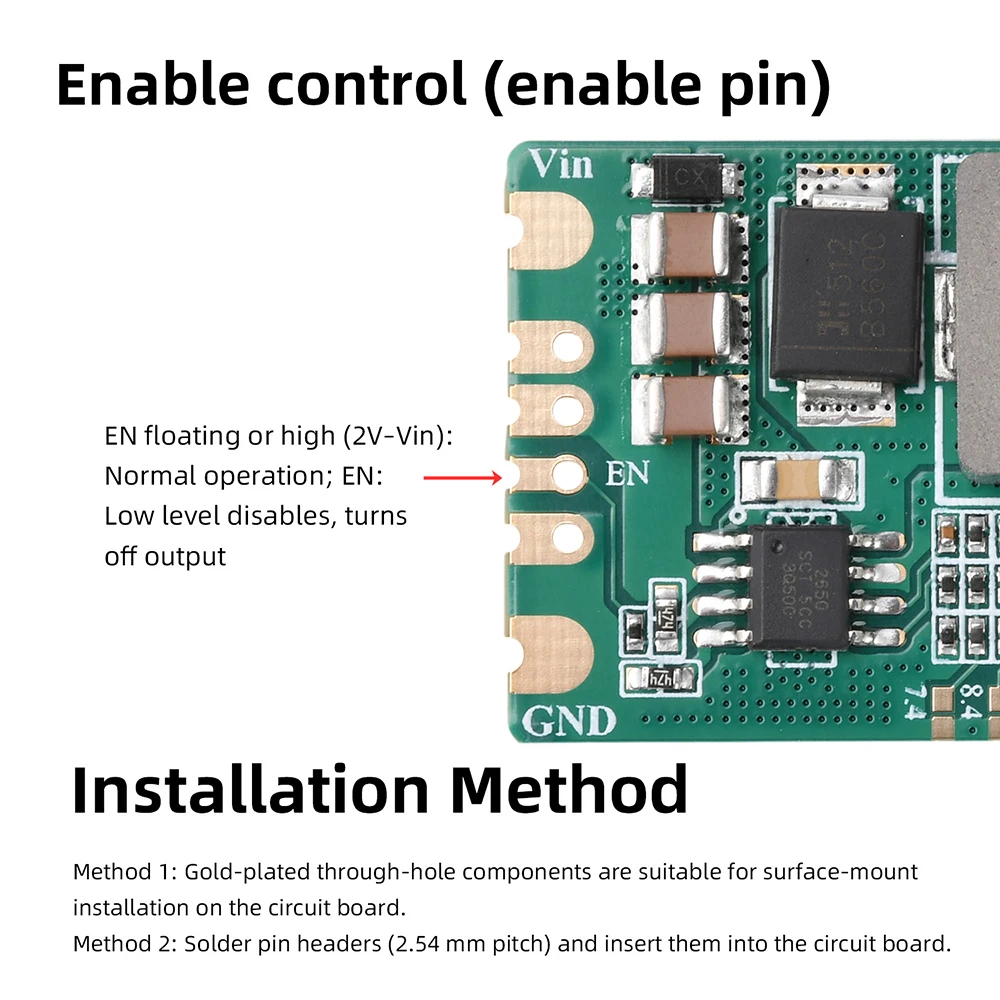 Enhanced Adjustable Output DC-DC Buck Converter Power Module (5-60V to 5-20V)