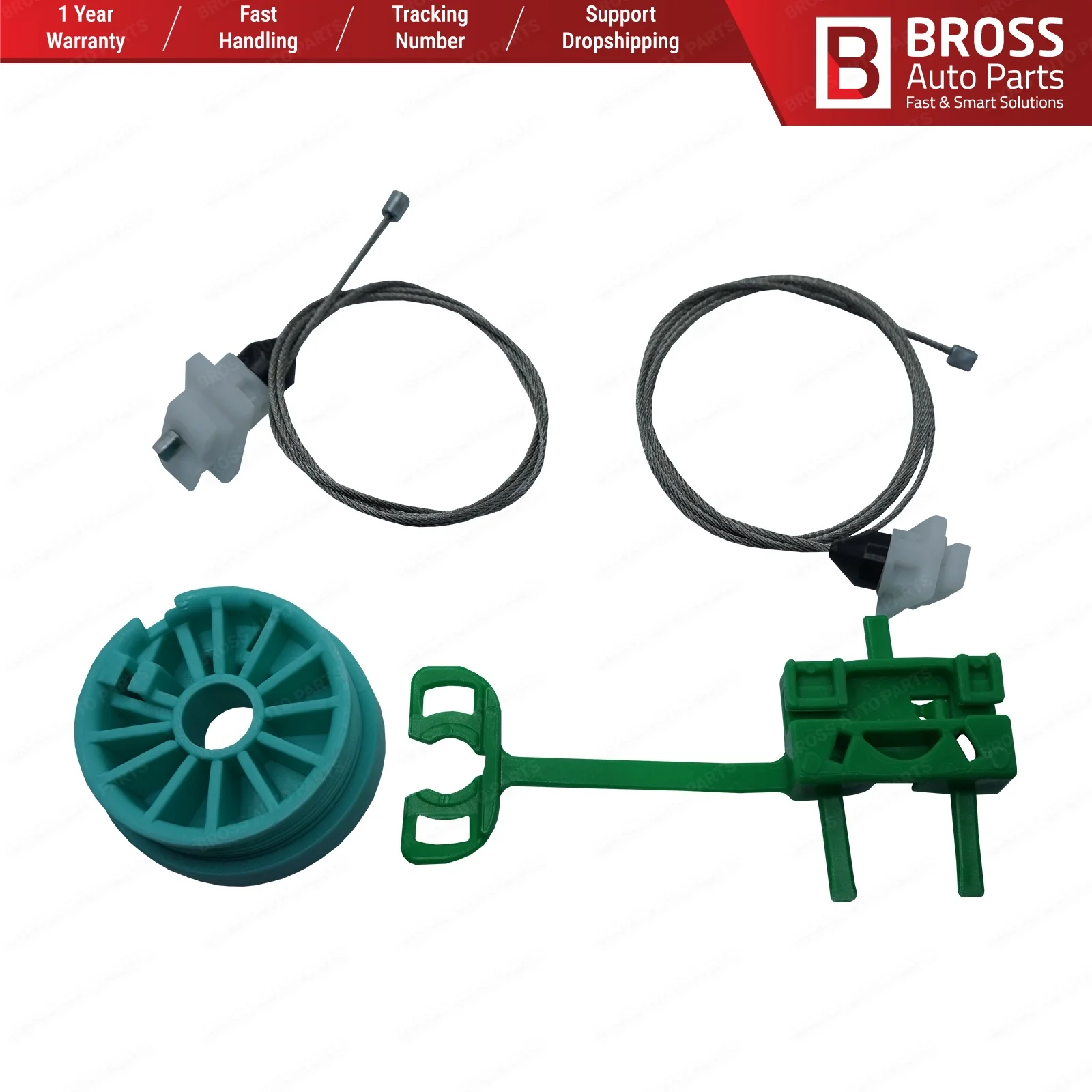 Bross автозапчасти BWR5281 комплект регулятора мощности для окон Ремонт передней
