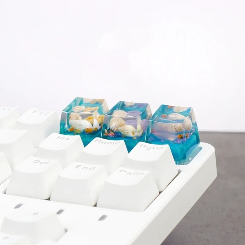 Unique Resin Keycaps Gifts for Friends Backlit Resin Keycap Translucent ...