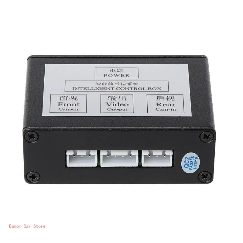 Car Camera Control Box 2 Way Camera System Front View Rear View Converter