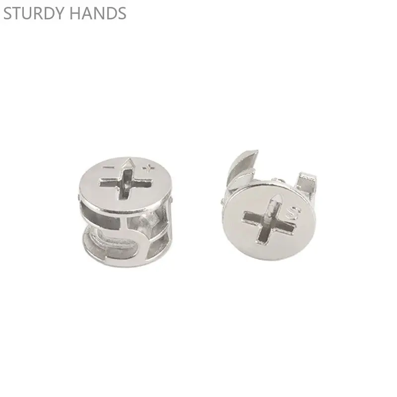 Viti Per Mobili Bullone A Camma M6 Per Fissaggio Mobili - Con Dado Preinserito, Perfetto Per Armadi E Montaggi Rapidi Bulloni A Camma Mobili - Foto 5