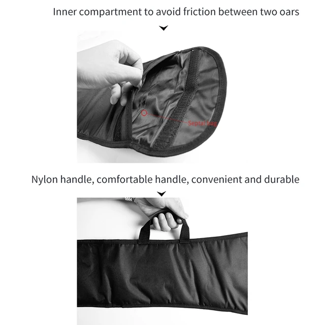 내마모성과 방수 기능을 갖춘 분할 패들 백으로 야외 모험의 필수품을 편안하게 보관하세요.