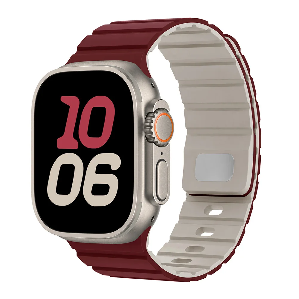 Magnetic Silicone Wristband Strap