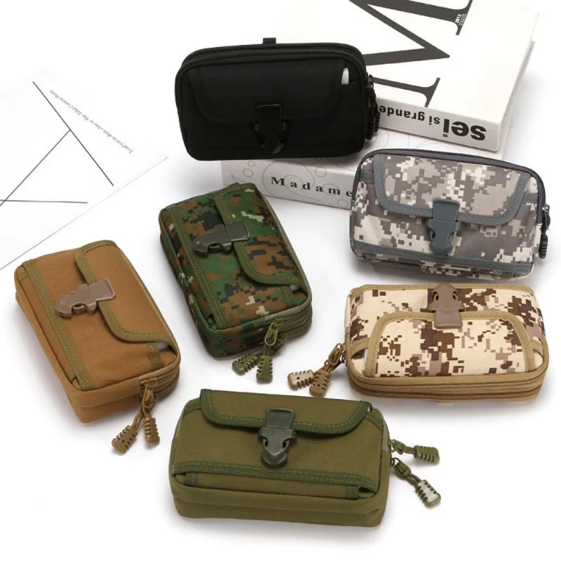 Tactical Bag Molle Belt Pouch Pack Cell Phone Waist Bag Case Outdoor Camping Hunting Accessories Pouch 2